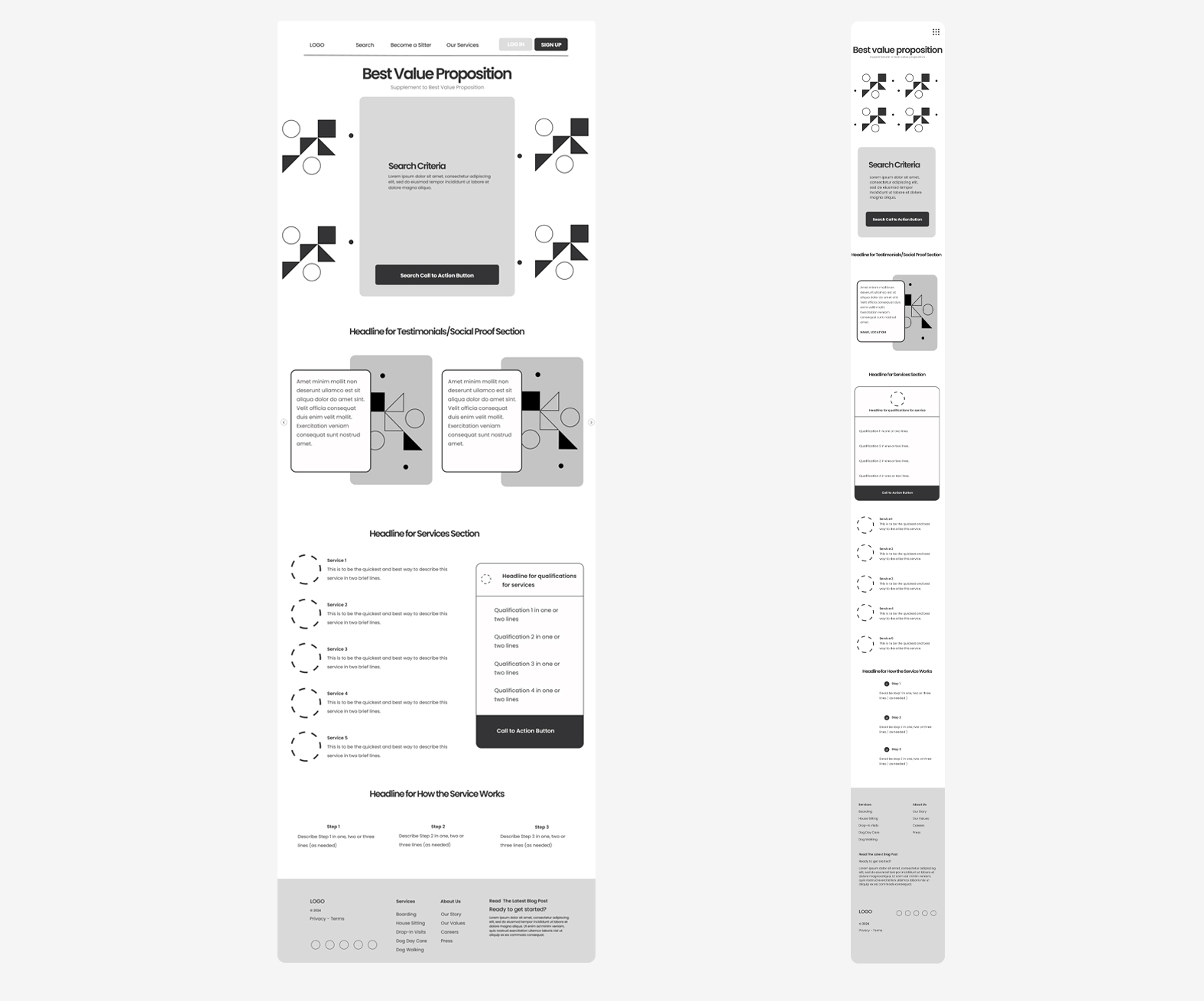 digital wireframes