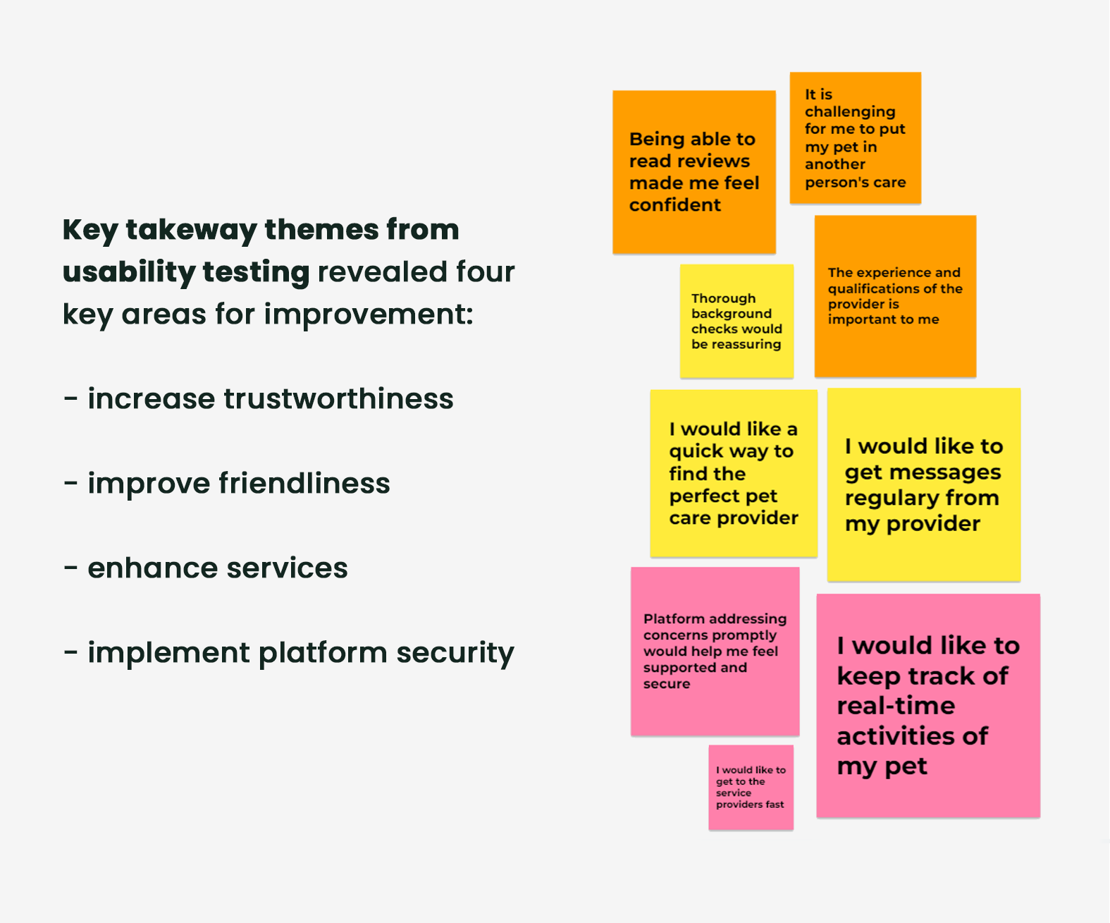 ui ux usabilitiy study key takeways to implement